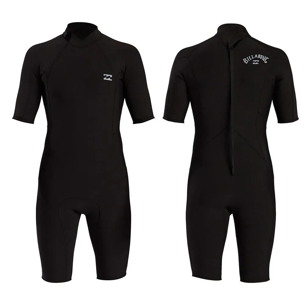 BILLABONG MENS 2/2MM ABSOLUTE BACK ZIP SPRING SUIT