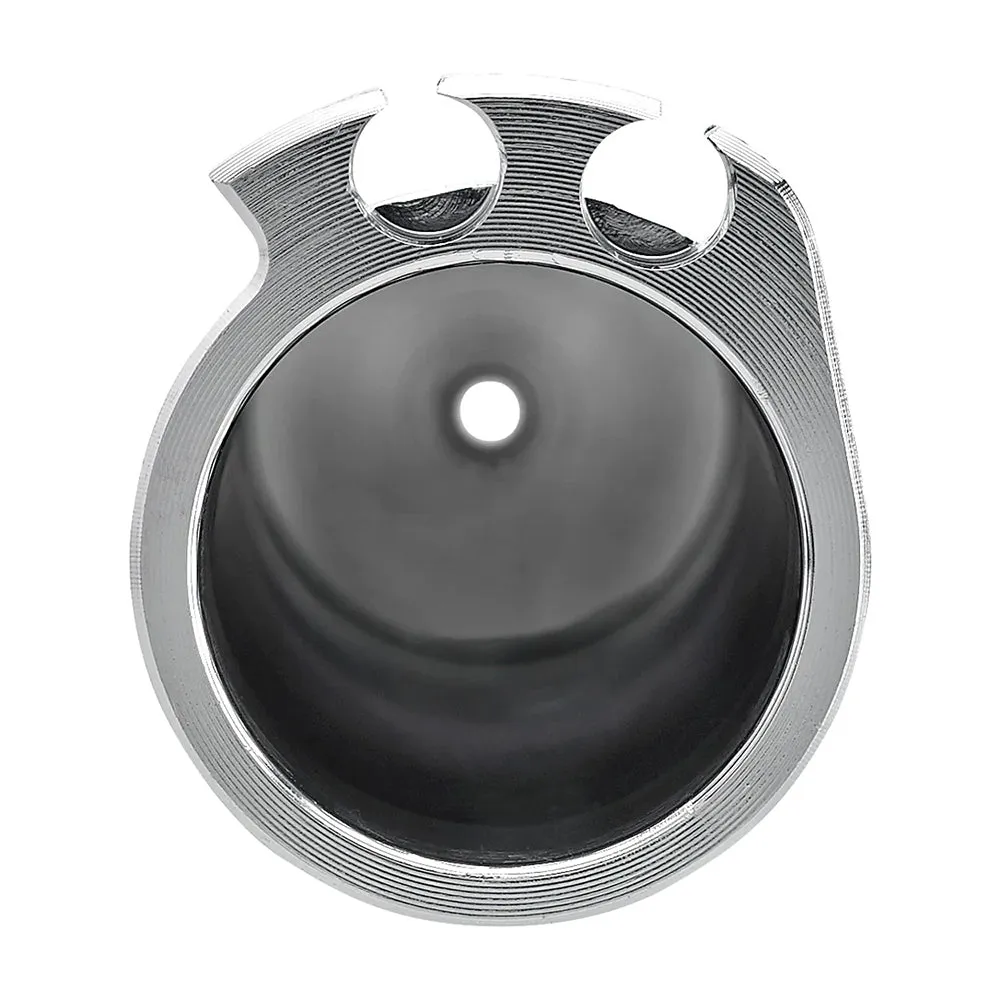 BILTWELL WHISKEY 1" DUAL THROTTLE TUBE [RAW SILVER]