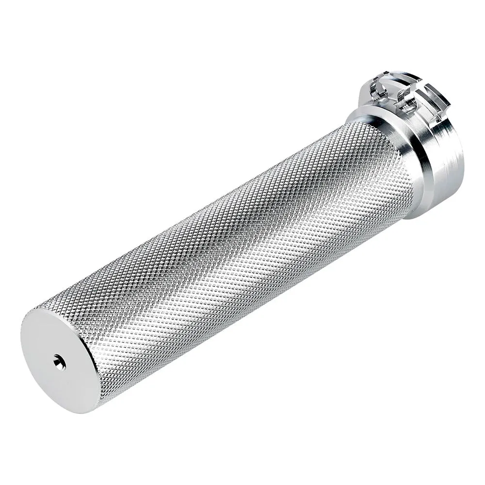 BILTWELL WHISKEY 1" DUAL THROTTLE TUBE [RAW SILVER]