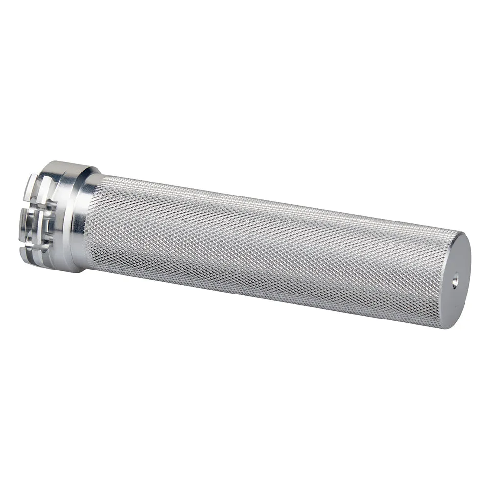 BILTWELL WHISKEY 1" DUAL THROTTLE TUBE [RAW SILVER]