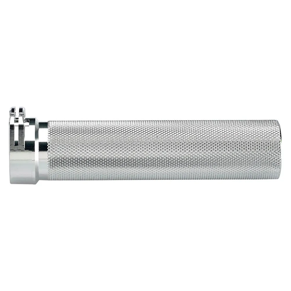 BILTWELL WHISKEY 1" DUAL THROTTLE TUBE [RAW SILVER]
