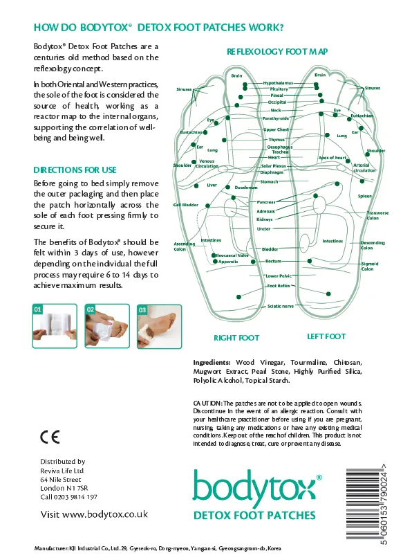 Bodytox Detox Foot Patches Trial Pack of 2