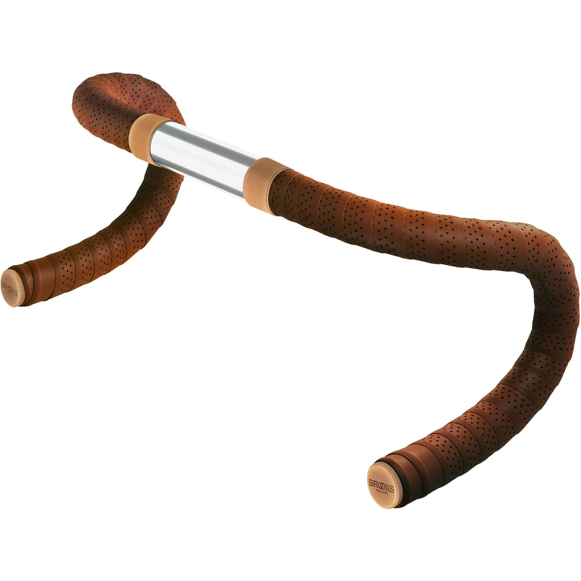 Brooks England Leather Handlebar Tape - Brown