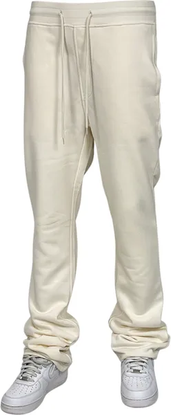 BTF24007 SOLID STACK FLEECE PANTS