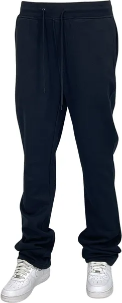 BTF24007 SOLID STACK FLEECE PANTS