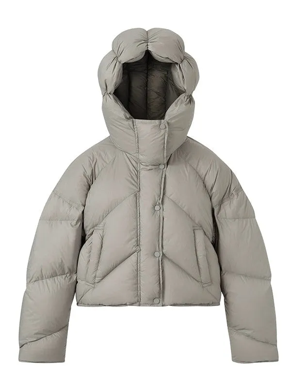 Bud Hooded Short Down Jacket
