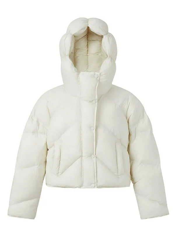 Bud Hooded Short Down Jacket