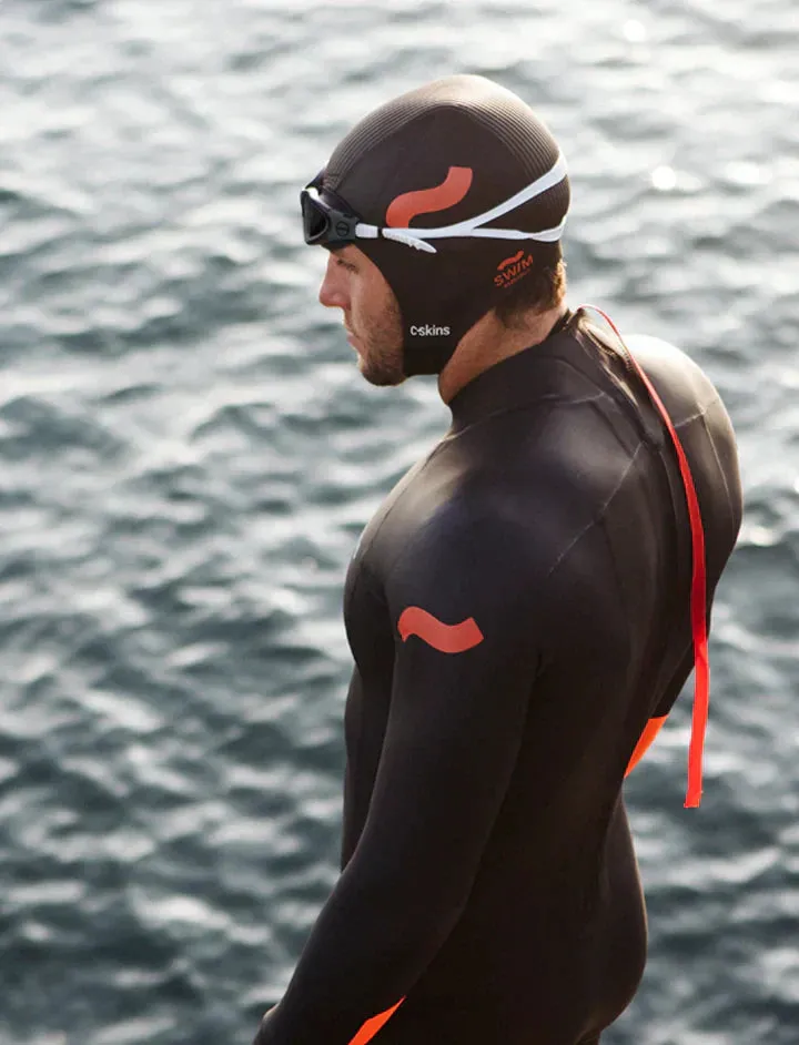 C-Skins Swim Research Freedom 3mm Wetsuit Swim Cap - Lime