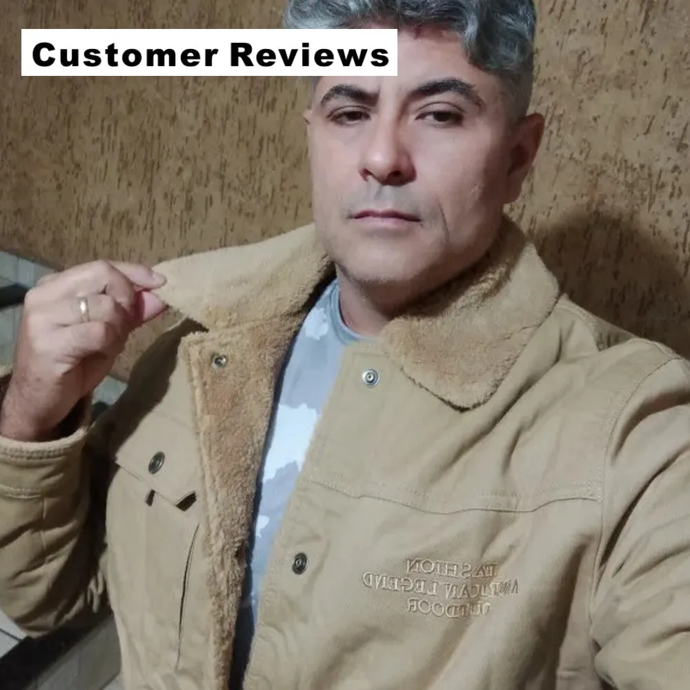 Casual Man Fleece Thick Warm Windbreaker Jacket