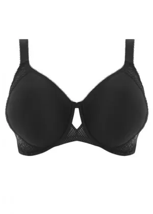 Charley Underwire Bandless Spacer Moulded Bra - Black -