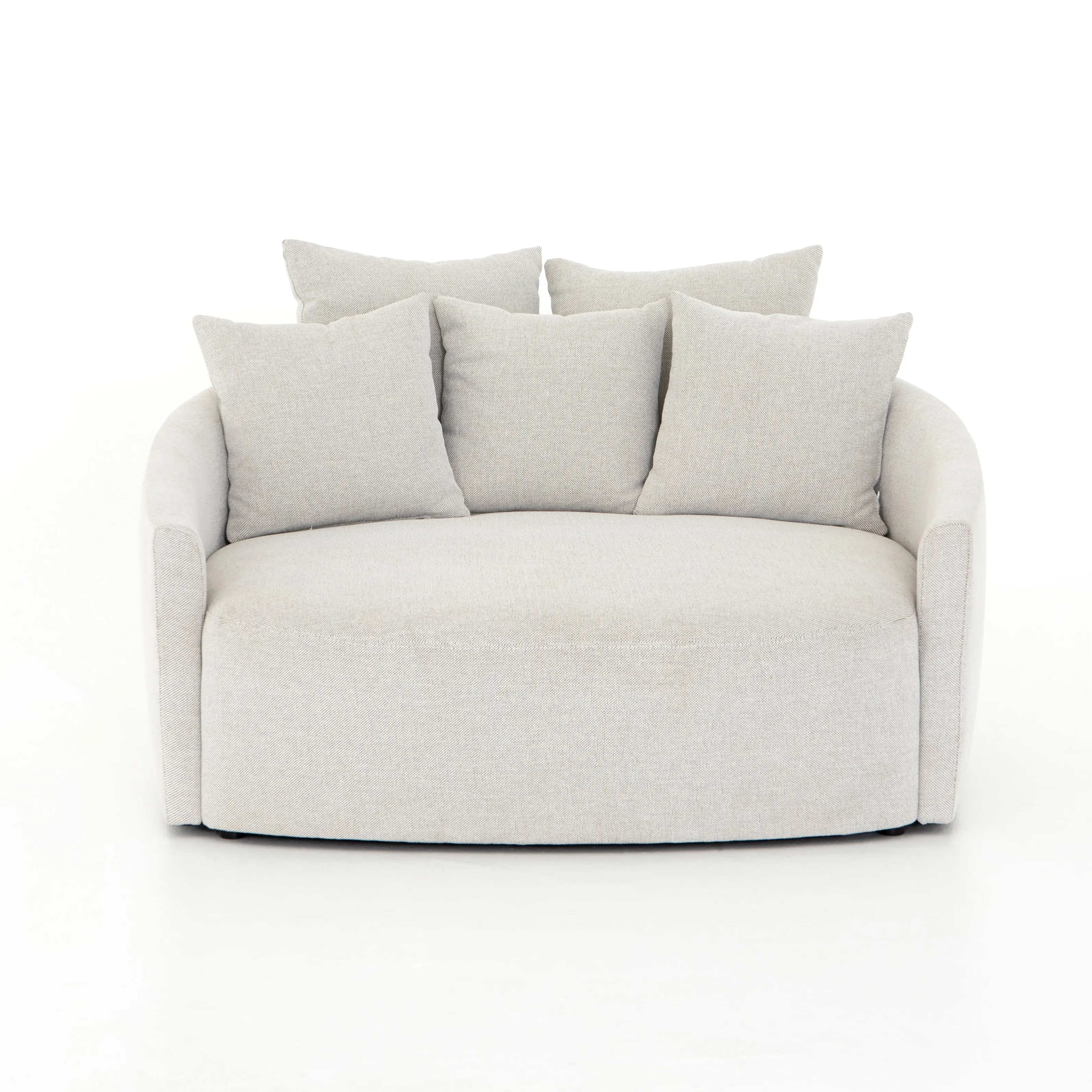 Chloe Media Lounger-Delta Bisque