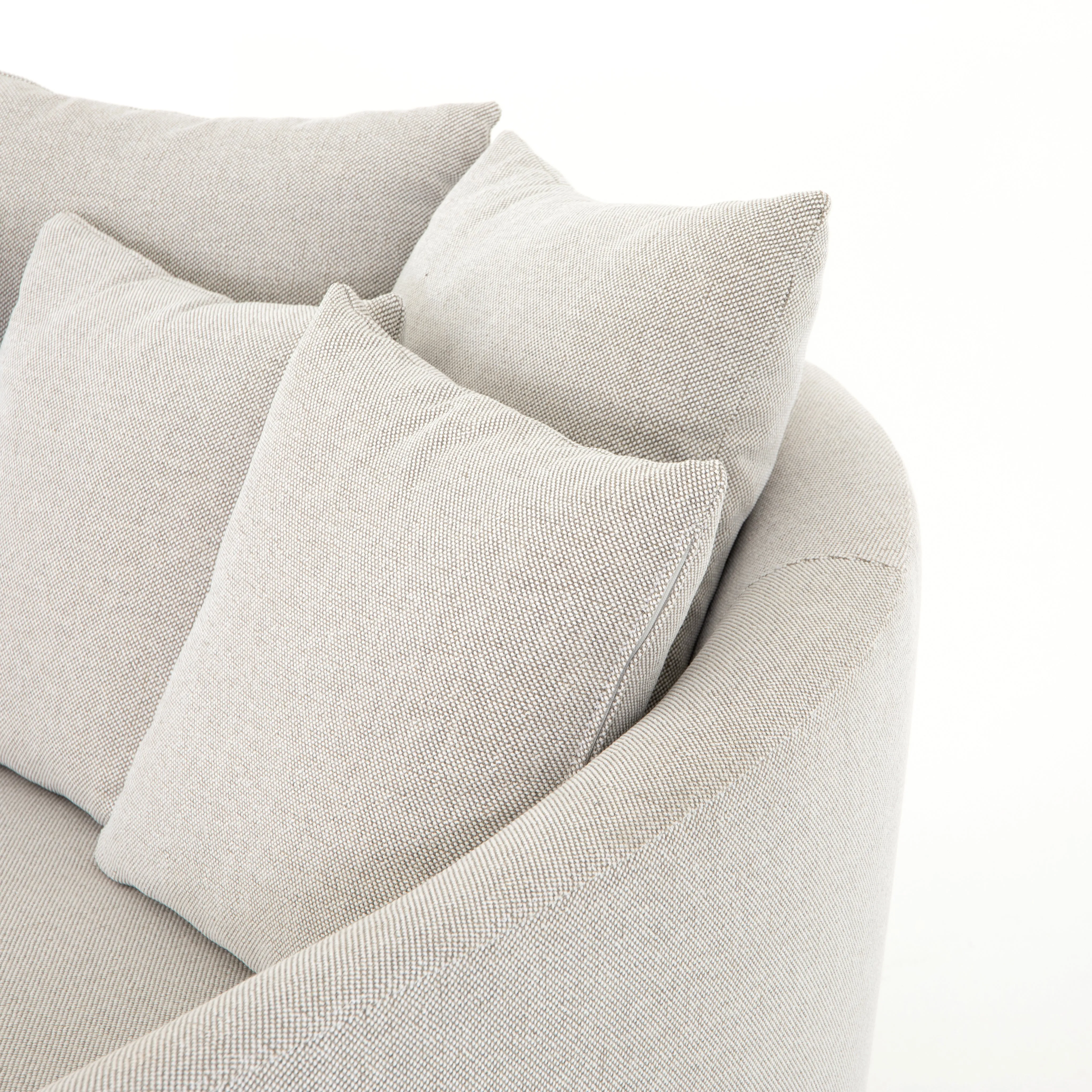 Chloe Media Lounger-Delta Bisque