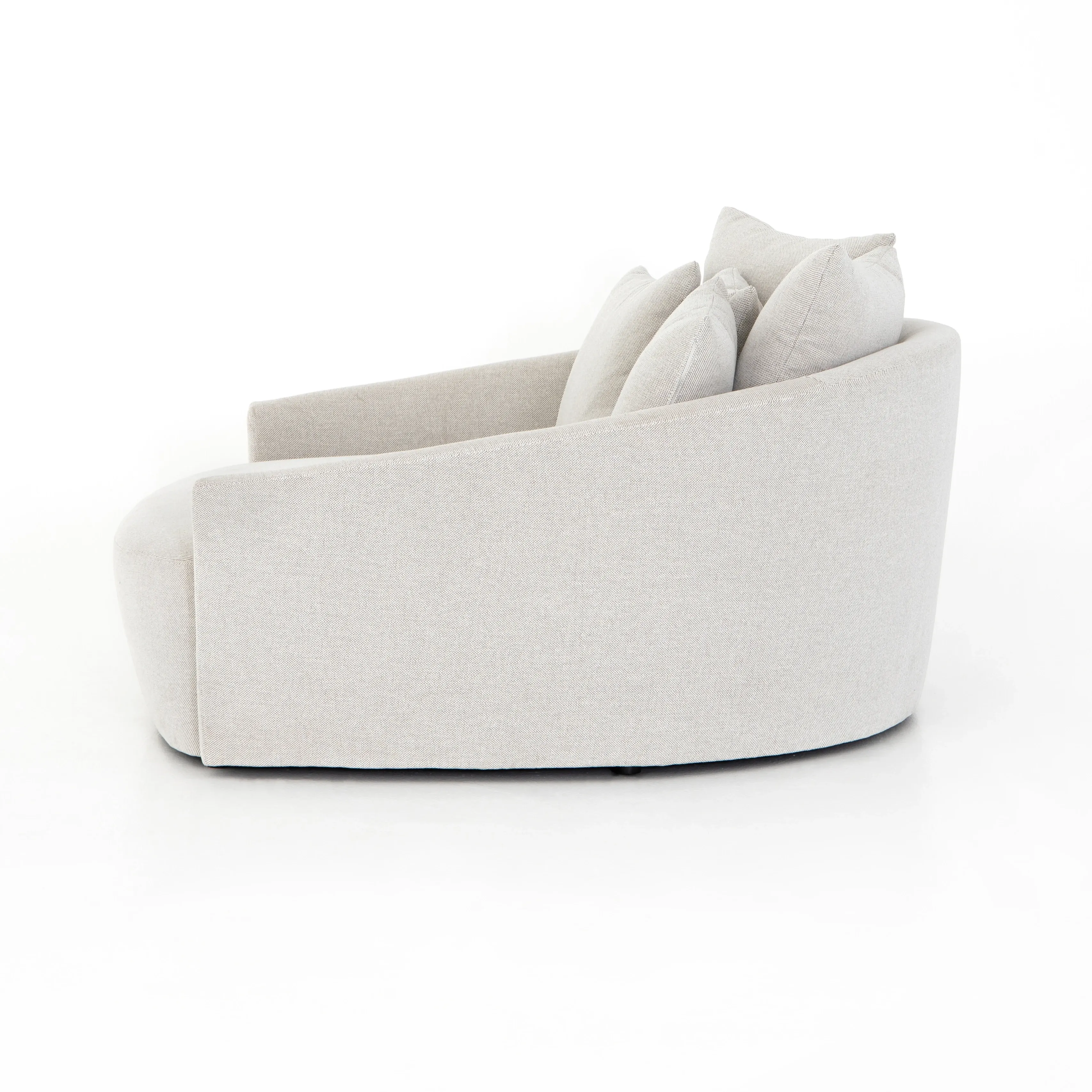 Chloe Media Lounger-Delta Bisque