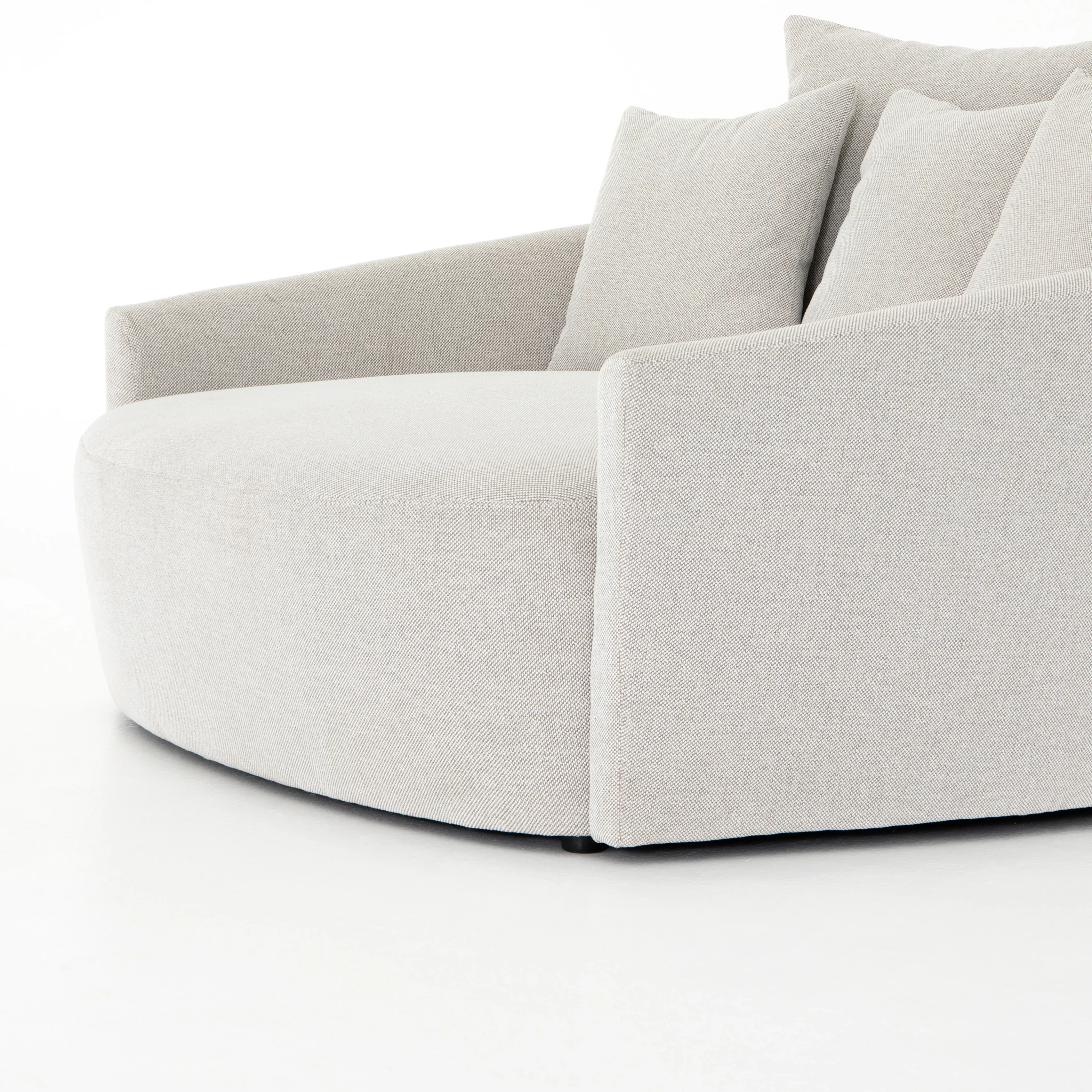 Chloe Media Lounger-Delta Bisque