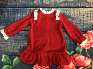 Christmas red night gown