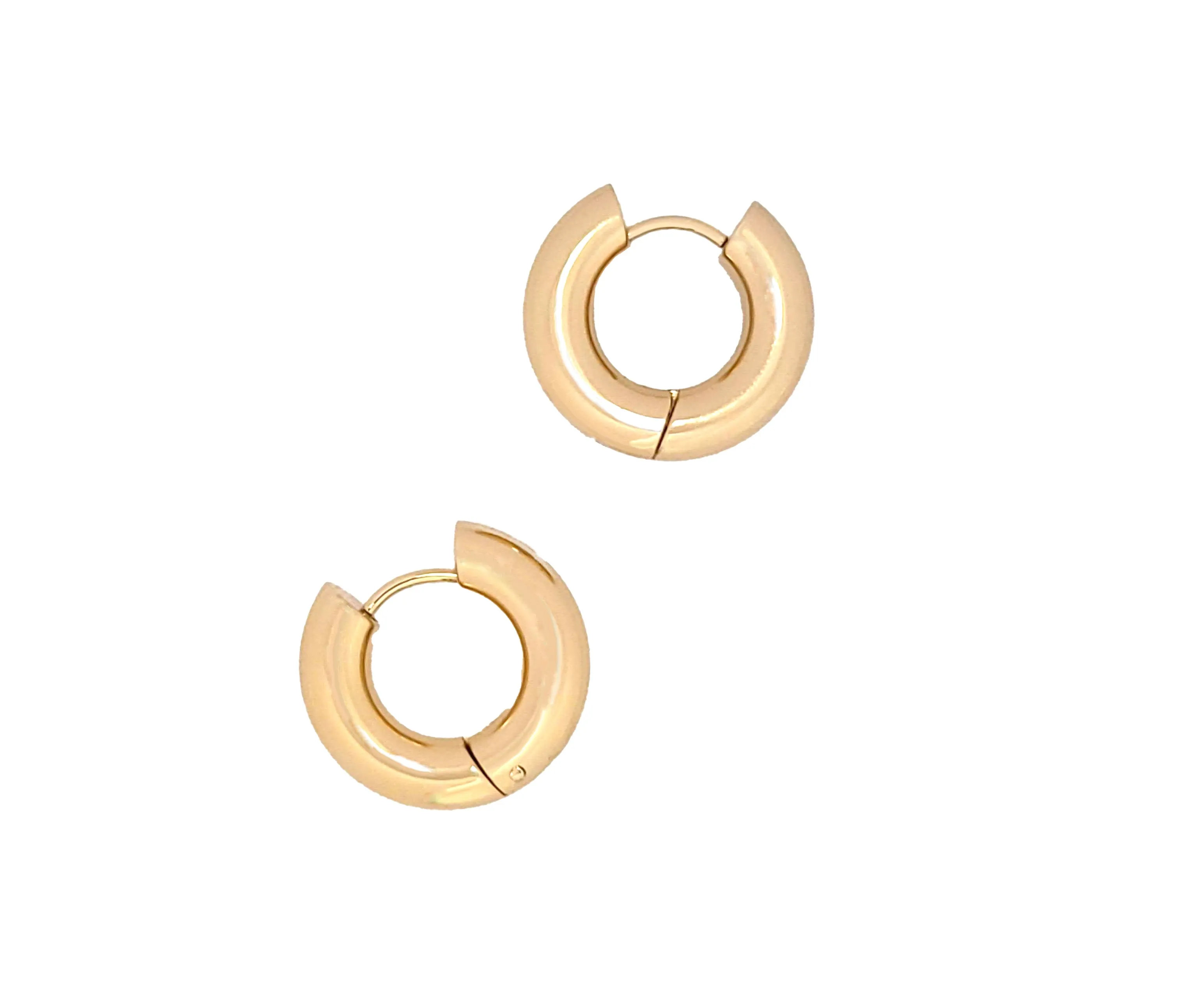 Chunky Gold Huggie Hoops