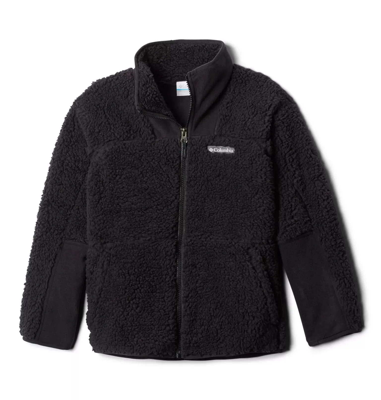 Columbia Sportswear Kids Winter Pass Sherpa Full Zip in Black: Sizes: 4 to 18