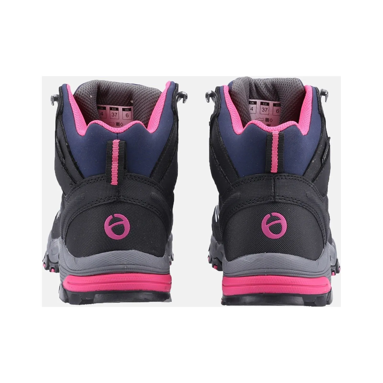 Cotswold Women Hiking Boots - Abbeydale Mid Hiker in Navy/Black/Fuchsia, 3-8
