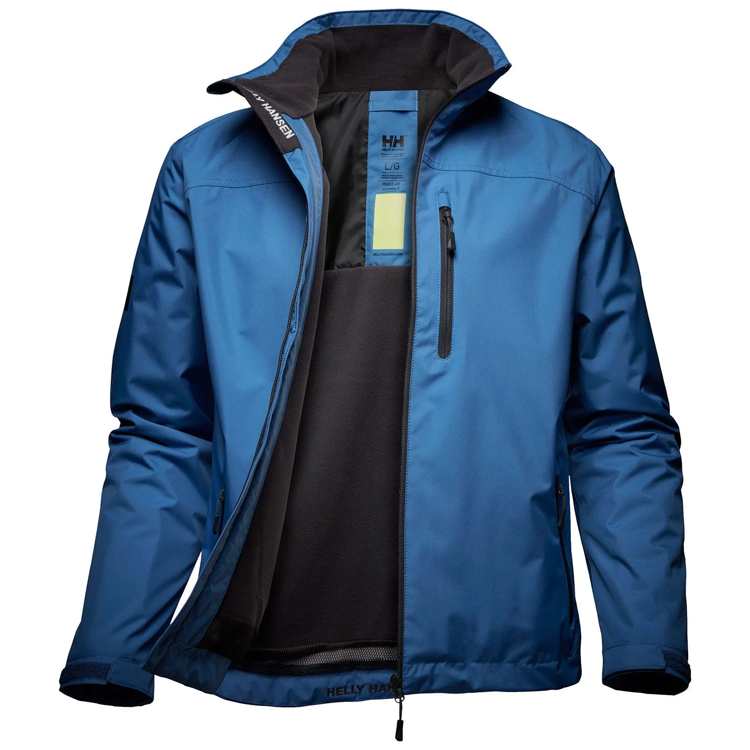Crew Midlayer Sailing Jacket in Azurite Blue