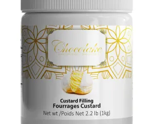 Custard Filling - Chocolake - 1 kg Jar (Case = 4 x 1 kg) - Canadian Distribution