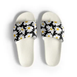 Daisy Pattern Men's Slides