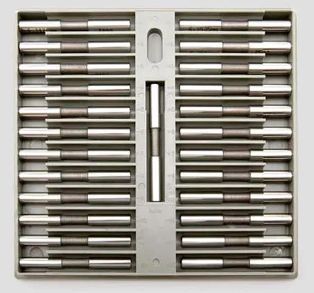 Deltronic THH25 Class X Pin Gauge Sets. 0.001" Steps on Half Thousandth Code DTHH25-6385-8365, Range .6385 - .8365"