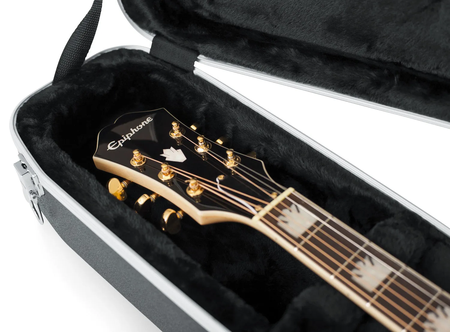 Deluxe Molded Case for Jumbo Acoustic Guitars