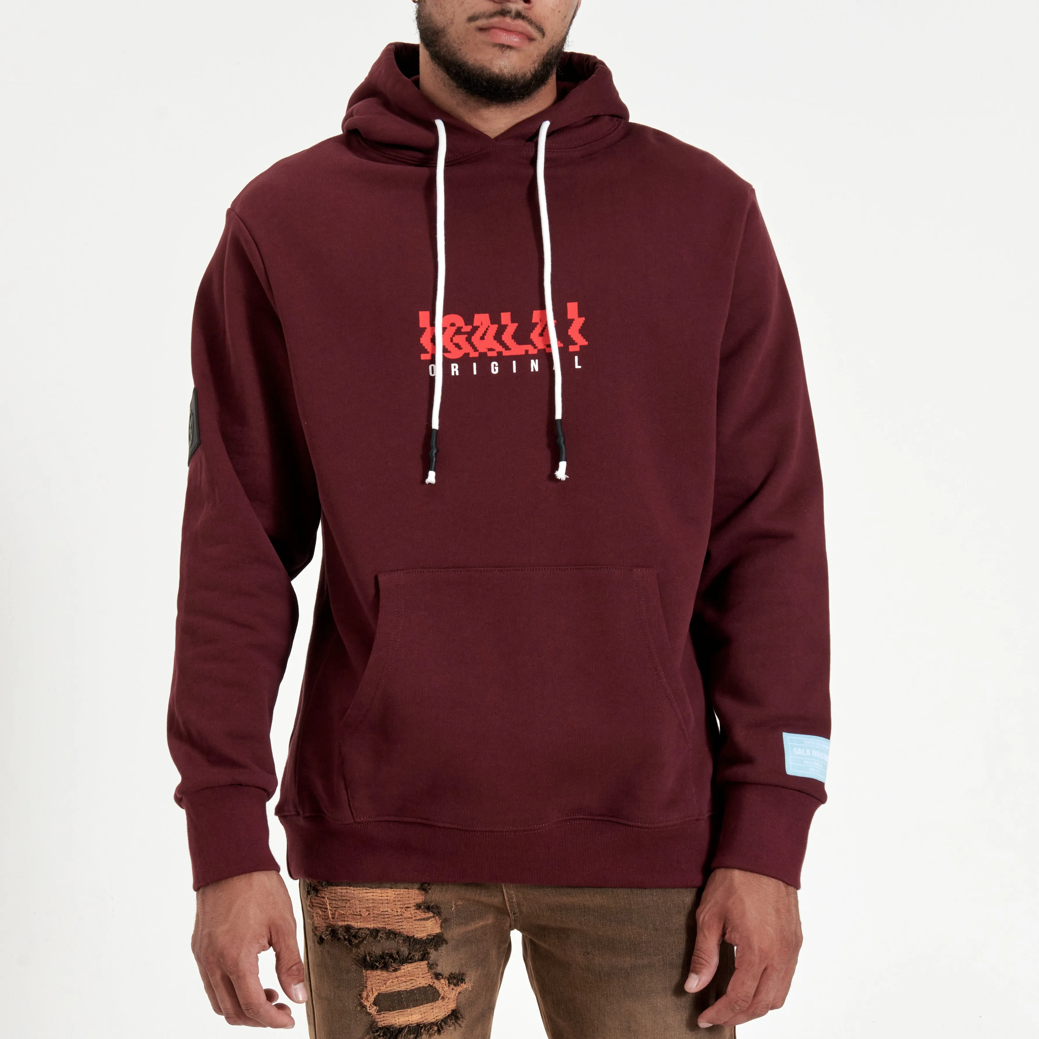 DIGITAL DANCE HOODIE (CHOCOLATE MAROON)