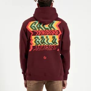 DIGITAL DANCE HOODIE (CHOCOLATE MAROON)