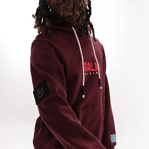 DIGITAL DANCE HOODIE (CHOCOLATE MAROON)