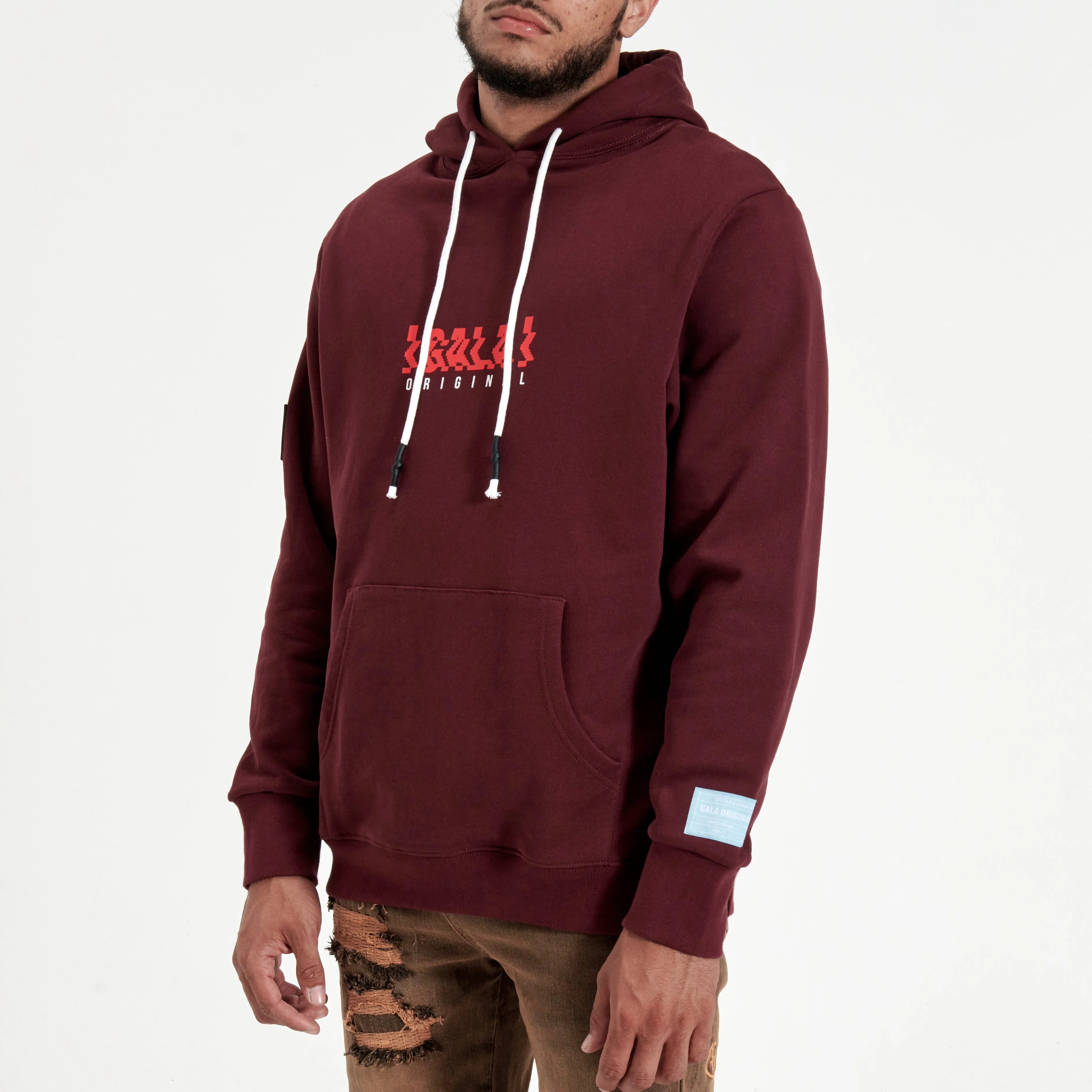 DIGITAL DANCE HOODIE (CHOCOLATE MAROON)