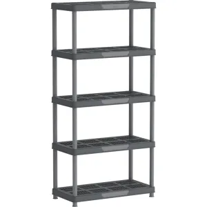 Duramax Shelving Rack 5 Tier Gray 86502