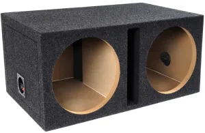 E10DSV - 10" Dual Vented Shared Enclosure