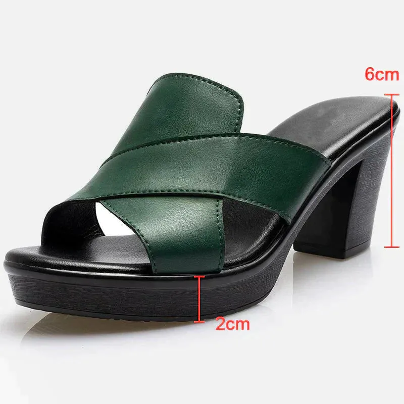 Emma - Ortho Dames Sandalen met Plateauzool