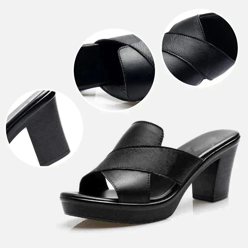 Emma - Ortho Dames Sandalen met Plateauzool