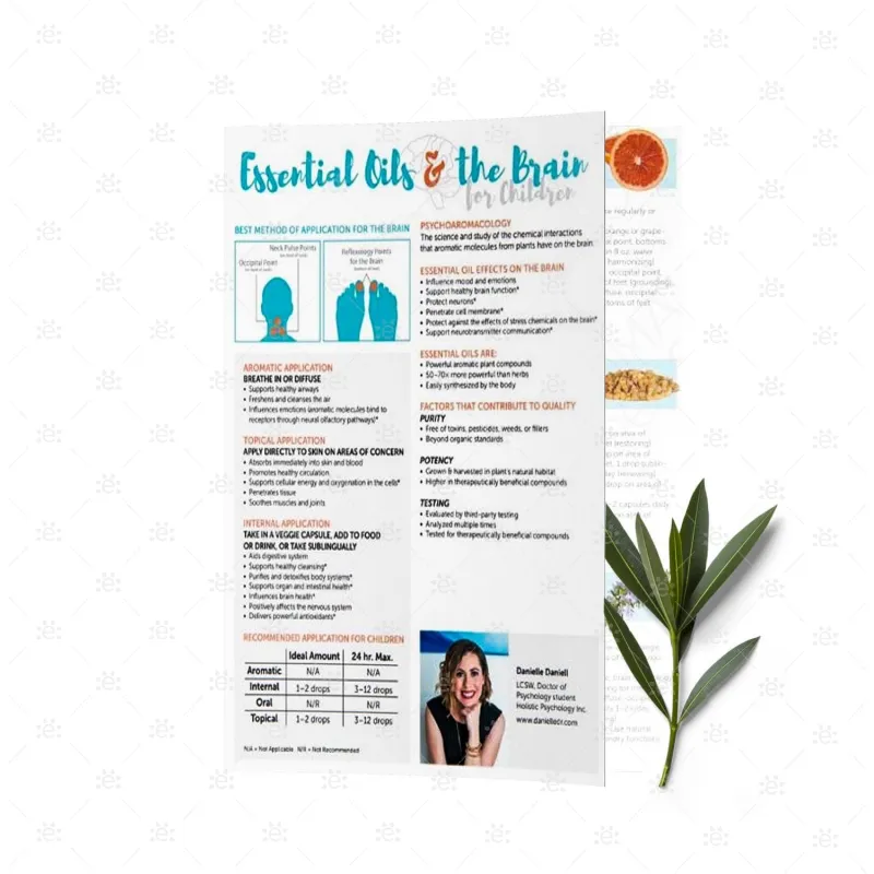 Essential Oils & the Brain Brochure (2017)