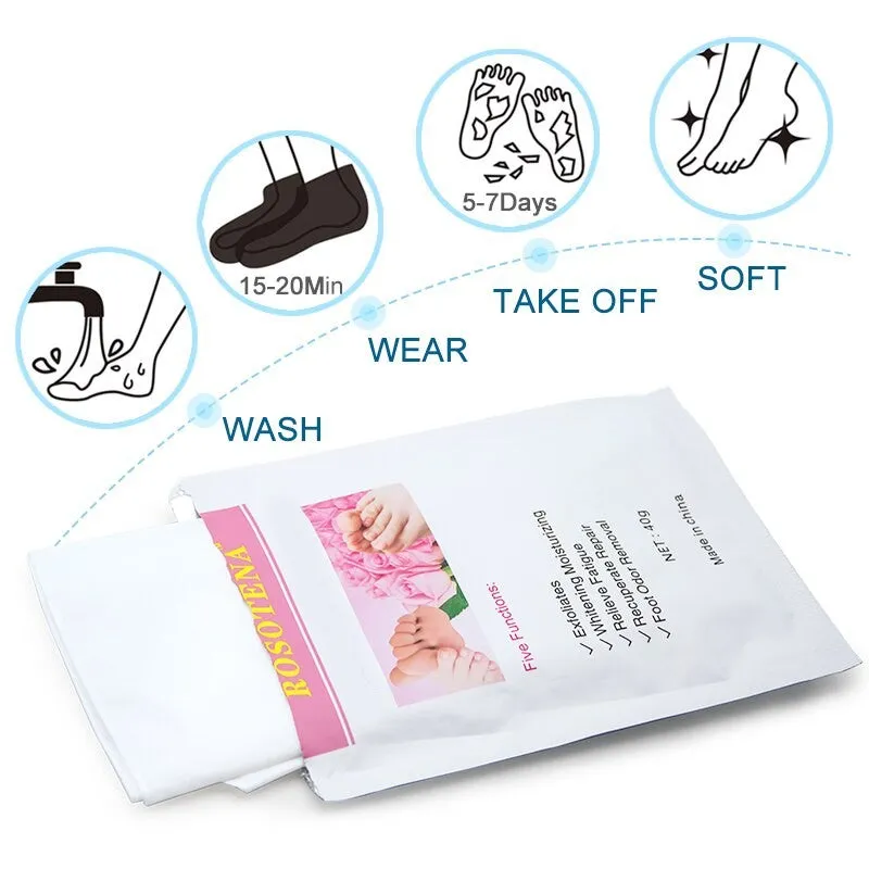 Exfoliating Foot Peeling Mask - 4 Pack