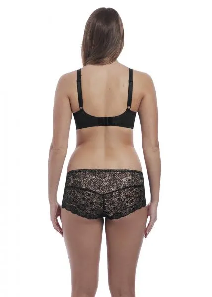 Expression Underwire Demi Plunge Moulded Bra - Black -