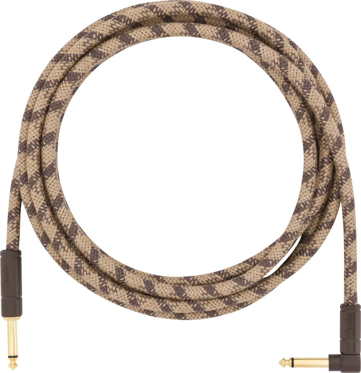 Fender 10' Angled Festival Instrument Cable, Pure Hemp
