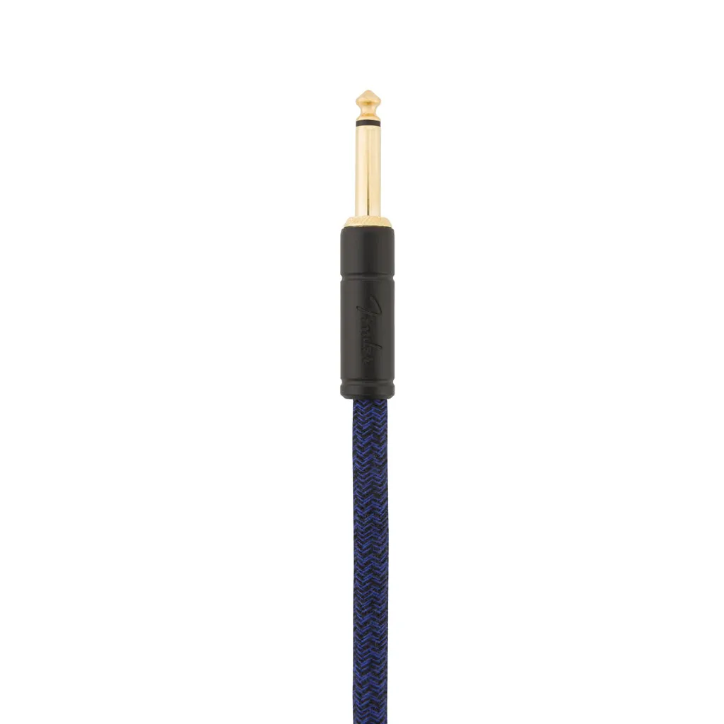 Fender Festival Hemp Angled Instrument Cable, 18.6ft, Pure Hemp, Blue Dream