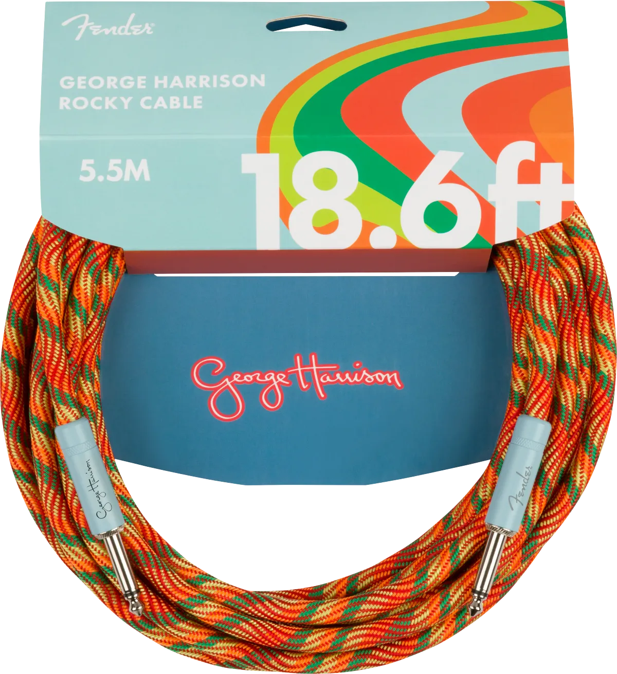 Fender George Harrison Rocky Instrument Cable, 18.6ft 5.5M