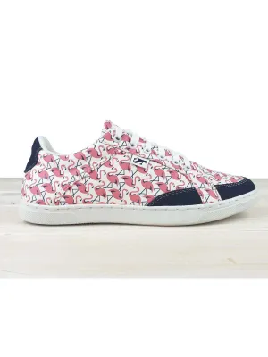 Flamboyance Abstract Shoe - Pink/White