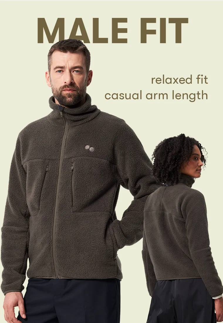 Fleece Jacket - Peat Black (Male)
