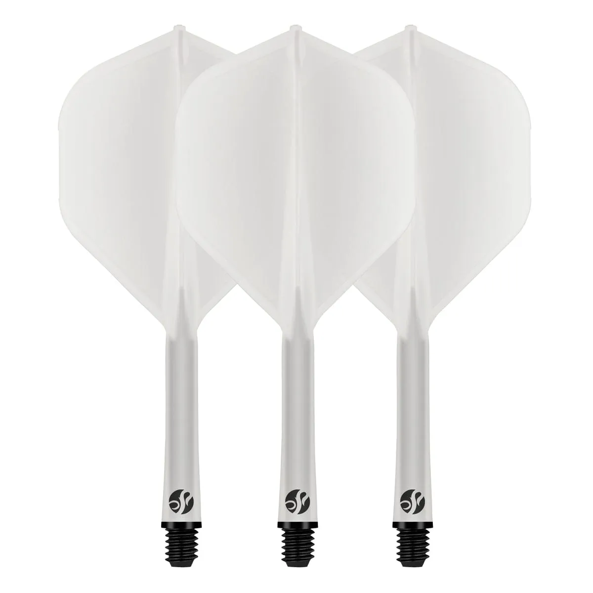 Flight Deck-One Piece Dart Flight and Shaft System-Clear