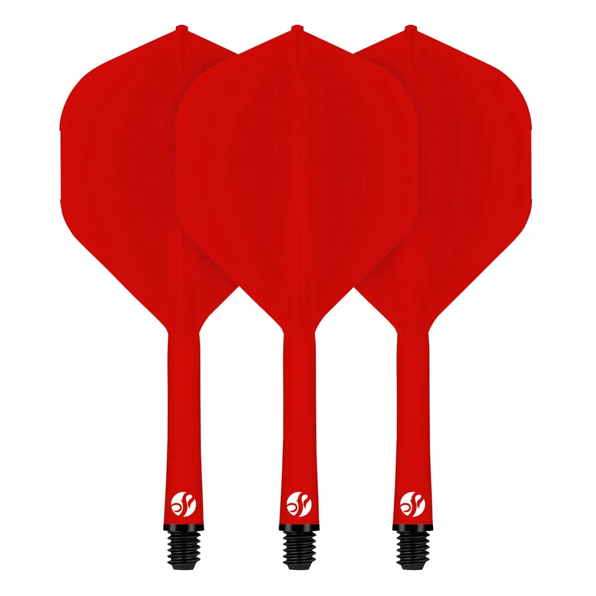 Flight Deck-One Piece Dart Flight and Shaft System-Red