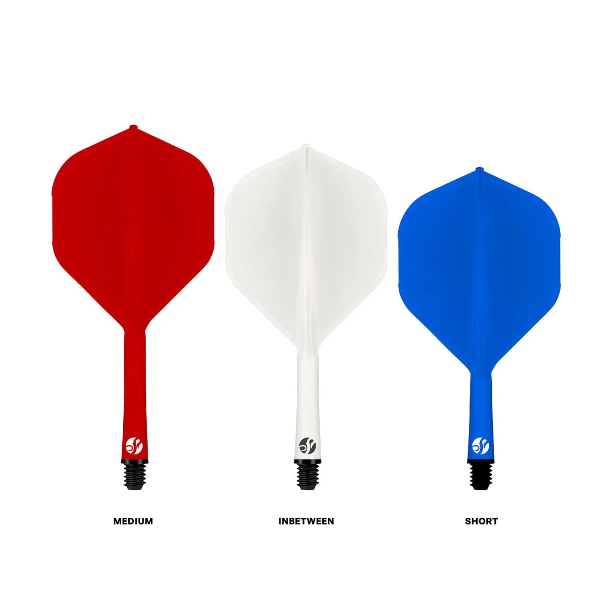 Flight Deck-One Piece Dart Flight and Shaft System-Tricolor