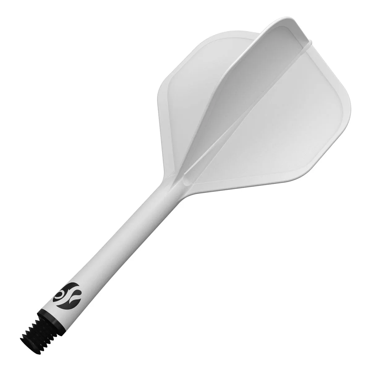 Flight Deck-One Piece Dart Flight and Shaft System-White