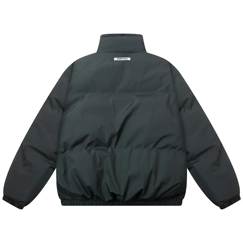 FOG fear God double thread Essential colorful laser stand collar down jacket