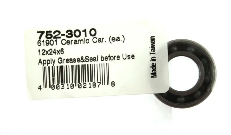 FSA 61901 Bike Ceramic Cartridge Bearings 12 x 24 x 6 752-3010 Low Friction NEW