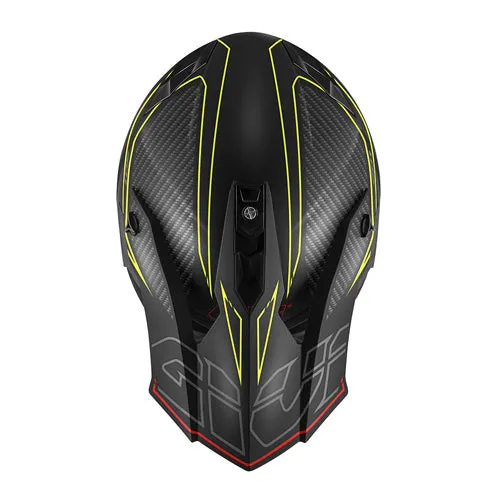 Givi H601 Full Face MX Helmet black/neon - Large only